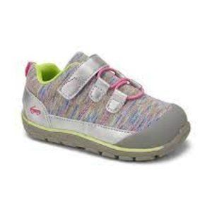 New See Kai Run Summit Athletic Sneakers Shoes Silver/Gray Toddler Size 9